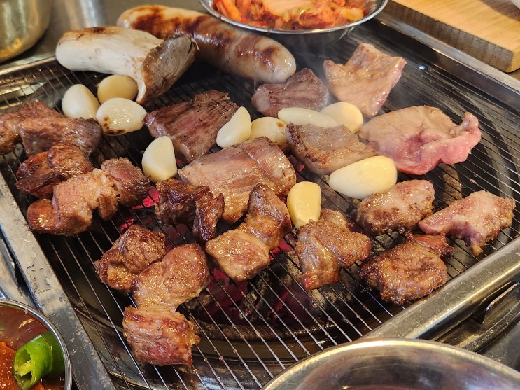 전주 송천동 맛집 [모현동참숯집 전주송천동점] 찐 고기 맛집!! 이베리코 흑돼지 육즙 장난 아님~~ 대만족 후기