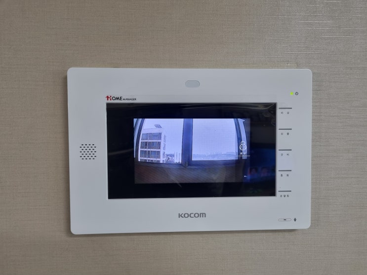  고양 덕양구 주교동 세창짜임아파트 코콤 비디오폰 K6B VP-70A 설치