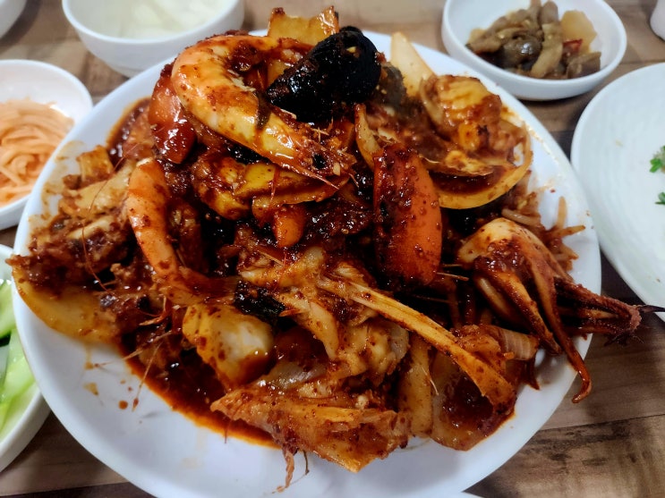  마산 해운동 맛집 화인찜 아구해물두루치기