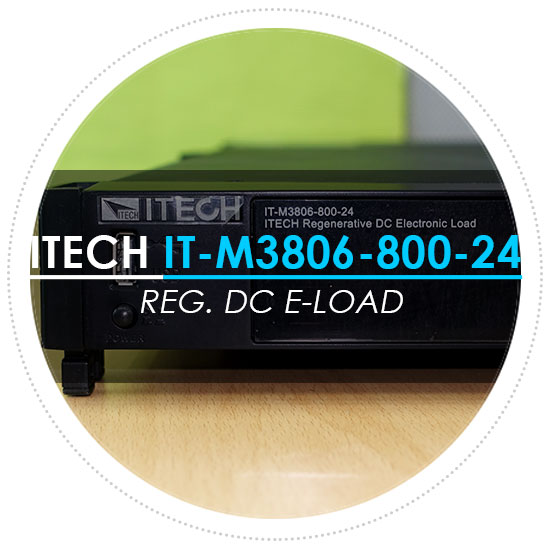 [세 제품] ITECH IT-M3800 Regenerative DC E-Load 800V, 24A, 6 kW (회생형 DC전자 로드)