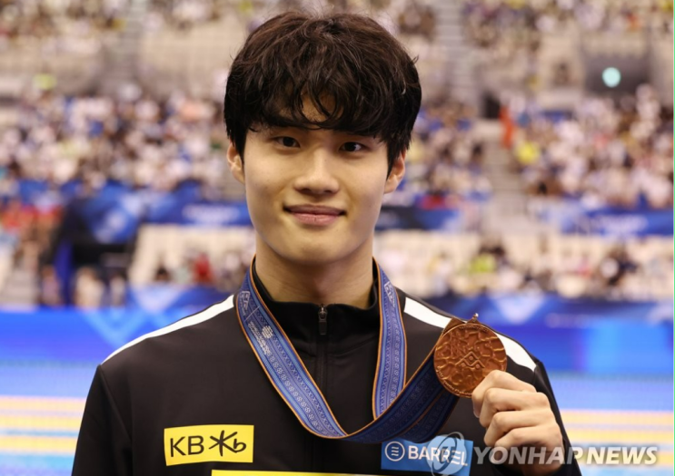 [뉴스공유] <b>황선우 동메달</b>, 자유형 200ｍ 한국新…세계선수권... 