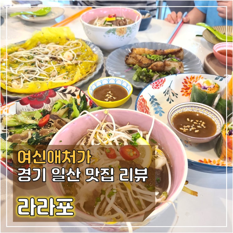 먹는게 즐거운 베트남 가정식! 일산장항동 쌀국수, 라라포