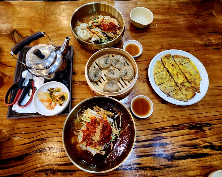  진주냉면 맛집 황포냉면 특미냉면 소고기육전