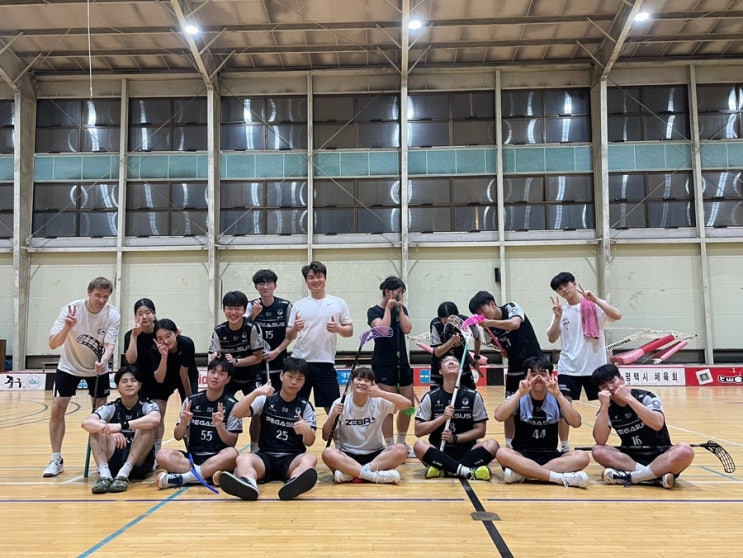  [부산 플로어볼] 부산 페가수스 플로어볼 팀 정기운동 Busan Pegasus floorball team exercise