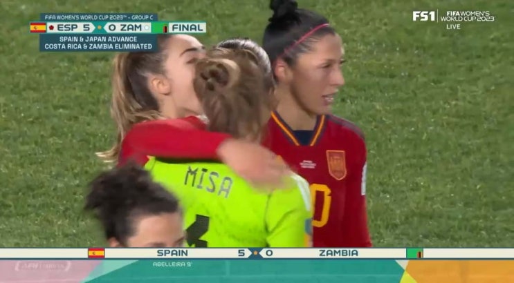  2023 FIFA 여자월드컵 C조 2차전 스페인 vs 잠비아