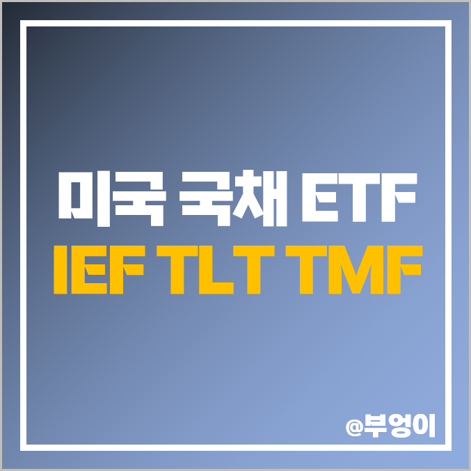 미국 국채 ETF, IEF TLT TMF 주가, 배당률, 채권 투자 방법 미국 국채 ETF, IEF TLT TMF 주가, 배당률, 채권 투자 방법