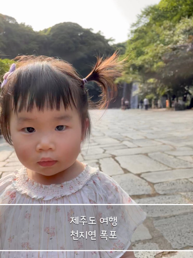  [여행] 제주 여행 아기랑 가볼만한 곳 - 천지연폭포