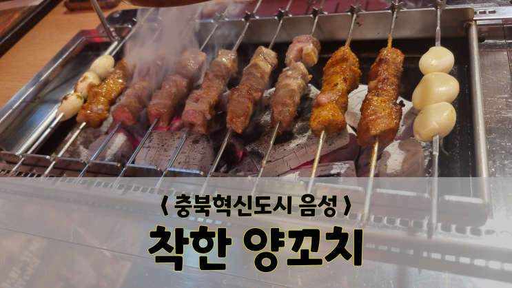 충북혁신도시 음성/음식/착한 양꼬치(내돈내산 맛집, 주차tip)