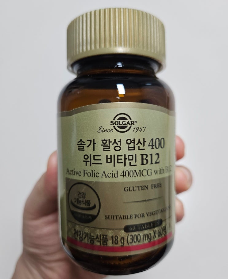  솔가 활성 엽산 400 (임신극초기,임산부 엽산)