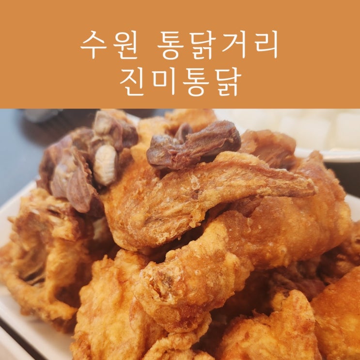  수원 진미통닭 포장 맛집 후기