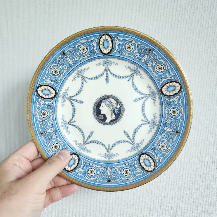  [wedgwood]_메들레인_까메오 샐러드 접시