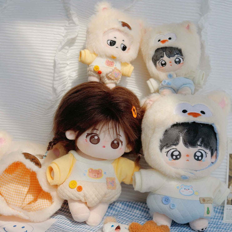  10cm 졸린 동물 세트 인형옷 아이돌인형옷