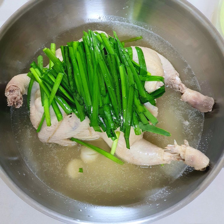  닭백숙 끓이는 법 백선생 레시피 찹쌀 닭죽 만들기