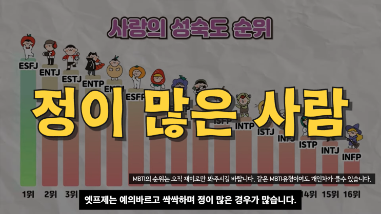 남녀노소 호감 1위인 이유 ESFJ 엣프제 특징 성격 인간관계 남녀노소 호감 1위인 이유 ESFJ 엣프제 특징 성격 인간관계