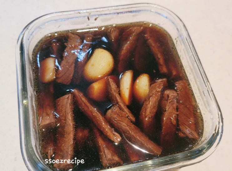  소고기장조림 만들기, 마늘소고기장조림, 일주일 반찬으로 든든!