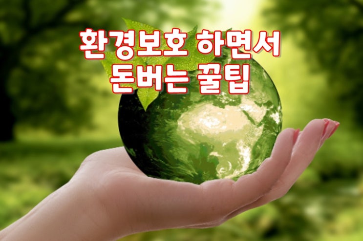  환경보호하면서 돈버는  꿀팁, 청소전문업체 크린리더가 알려드려요!