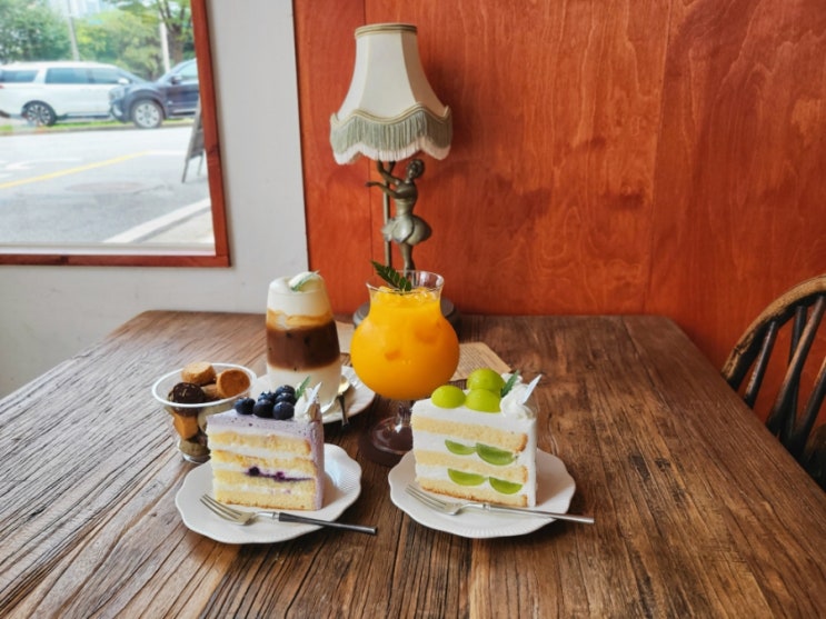  광주 디저트 카페 그런느낌 수완지구 케이크 맛집