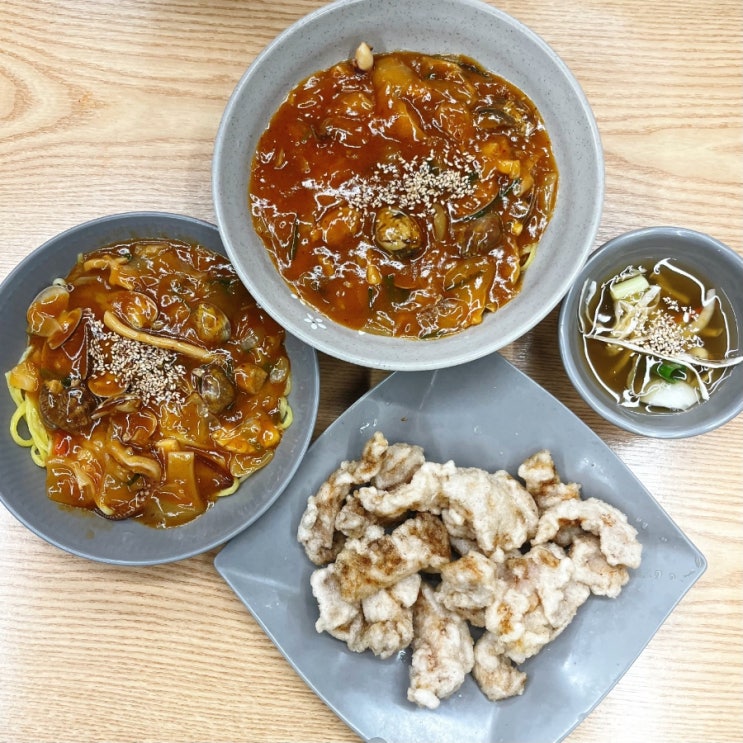  [전주 한옥마을 맛집] "교동집" :: 물짜장, 탕수육 슥삭 비벼먹고 오다!