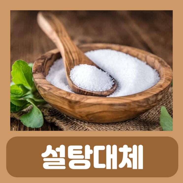  설탕 대체감미료인 당알콜 설탕대체 에리스리톨 자일리톨 가루 말리톨 이소말트
