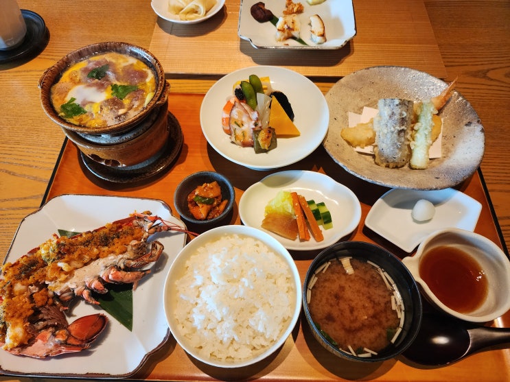  신라호텔 아리아께 고쿠코스, 점심 도시락세트