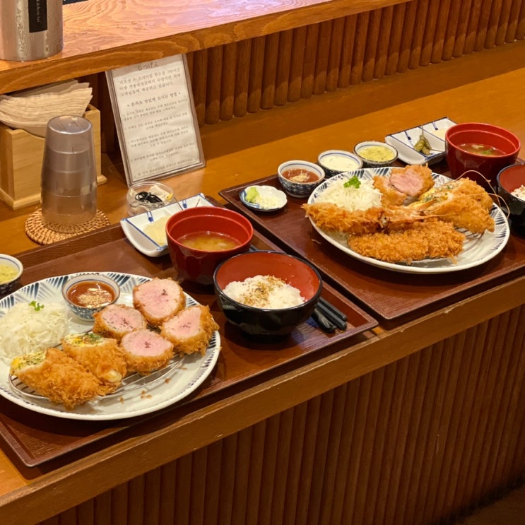  인천 송도 찐맛집 지츠겐 돈까스 추천