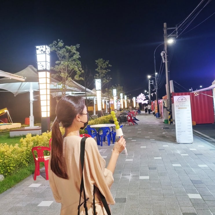  순천 탕후루 먹고 달빛 순천 야시장 구경도 하고 순천만 달밤야시장