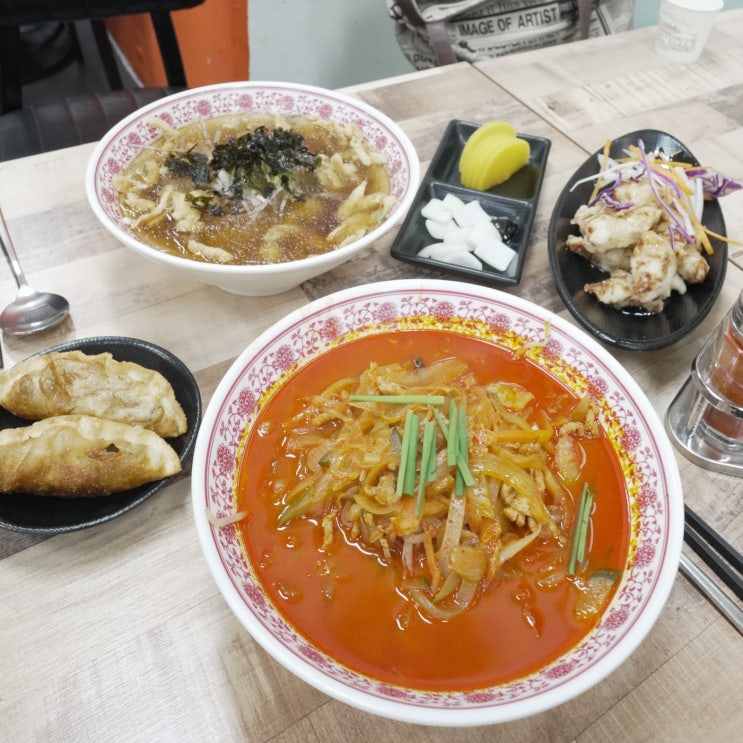  비 오는 여름날 하남중국집 오늘은짬뽕에서 냉우동 한그릇