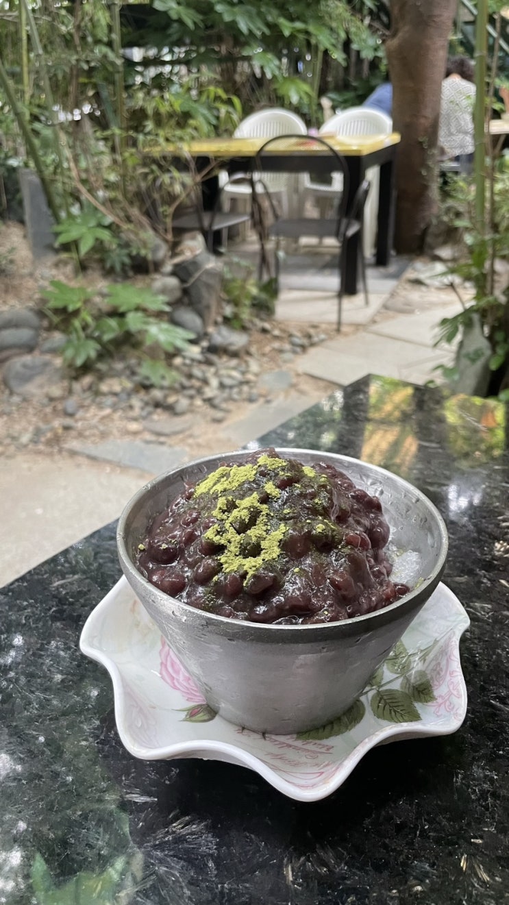 [부산/남천동]빵천동 변하지 않는 맛, 남천녹차팥빙수 맛후기