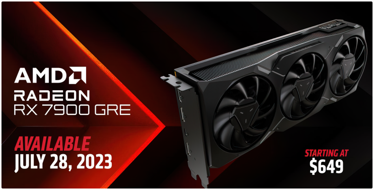  AMD 그래픽카드 라데온 RX 7900 GRE 16GB 출시