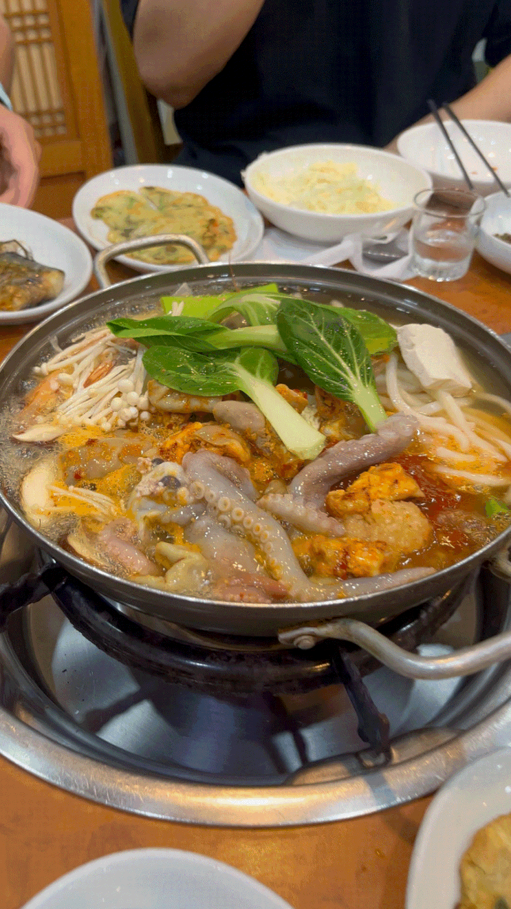 구월동 길병원 맛집 "구봉산", 산낙지곱창전골