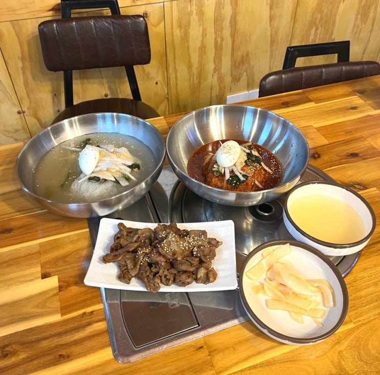  [용봉동 맛집] 한가락 함흥냉면 ! 숯불고기와 시원한 냉면이 있는 곳 !