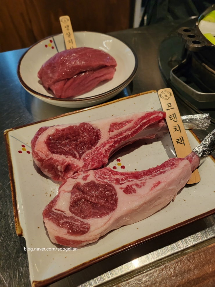  *분당* 구어줘서 더 맛있는 블루리본/미쉐린/수요미식회 정자역 양갈비 [이치류] 육즙가득 프렌치랙/생살치살 후기 / 정자역 양갈비 순위는?
