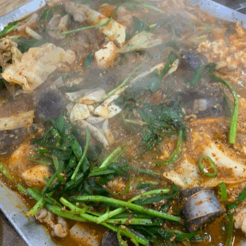  수원남문/지동시장 철판순대곱창볶음 맛집 '시장순대곱창타운'