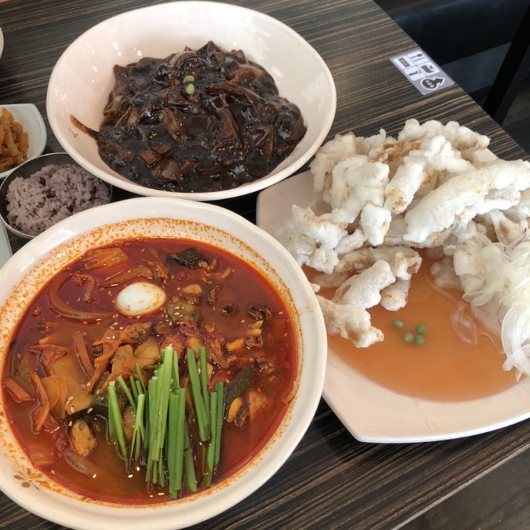  전주맛집 짬뽕지존덕진점 전북대24시 짜장면 탕수육도 존맛