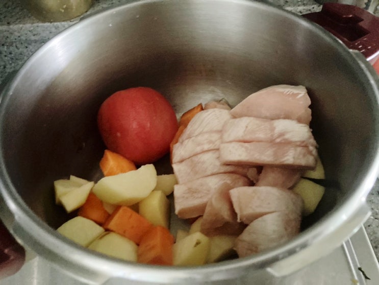  카레 맛있게 쉽게 만드는 법, 압력밥솥 하세요!