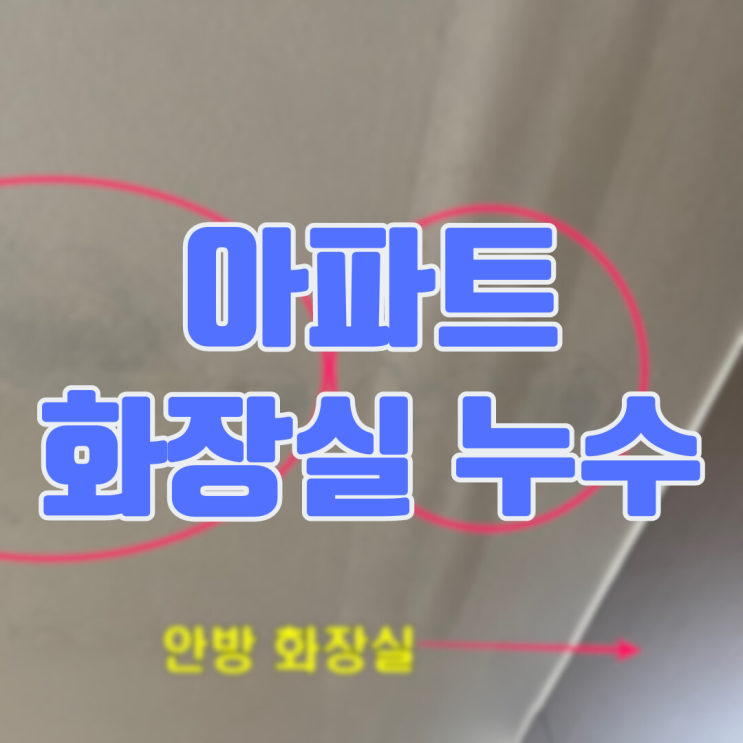  동탄 아파트 화장실 누수 - 이렇게 깨끗한데 웬 누수?