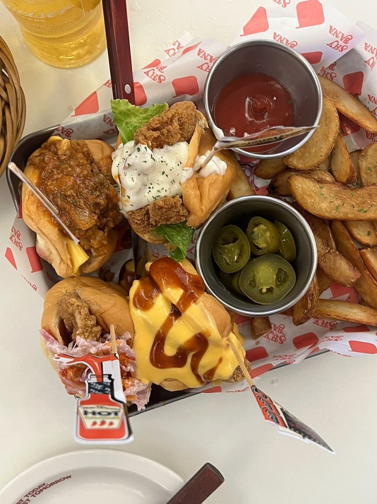  [ 삼성 코엑스몰 맛집 ] - 샤이바나 , 코엑스 파스타, 팩맨 치킨 슬라이더