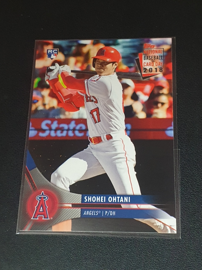 [야구카드] 2018 Topps National Baseball Card Day <b>오타니</b>... 