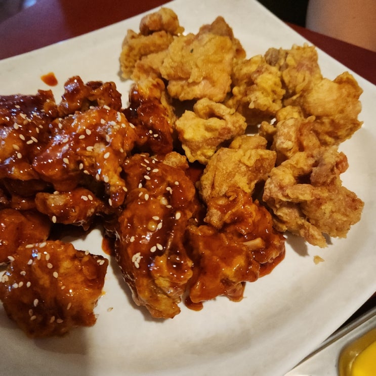  마산 댓거리치킨호프 월영동치킨 로컬치킨집<따촌참숯바베큐치킨>