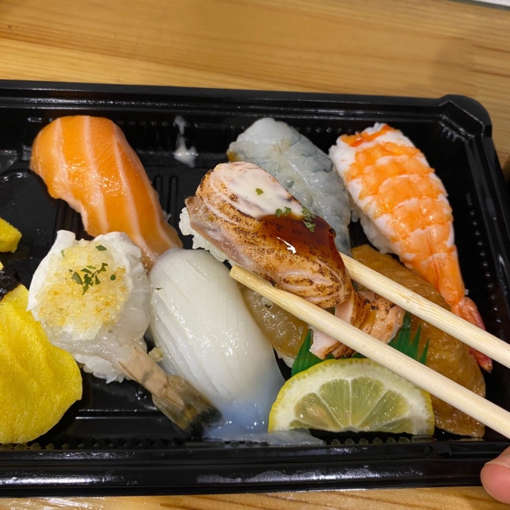  주안 맛집 < 연어로만 > 가성비 좋은 무인 초밥과 샐러드