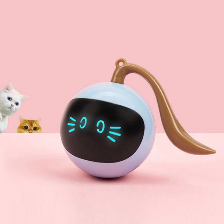 "스마트 인터랙티브 고양이 장난감: 즐거운 피트니스와 LED 조명이 어우러진 새로운 고양이 액세서리"