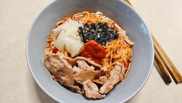  로시마켓 송주불냉면 불국수 매운 비빔국수 밀키트 최고