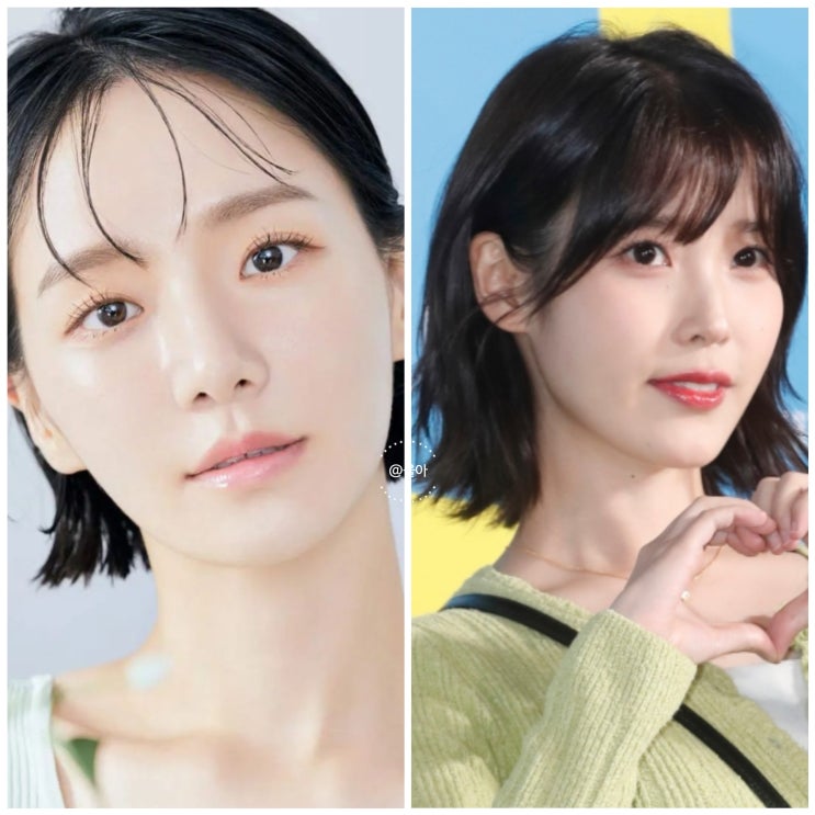  2023 단발머리는 아이유 단발레이어드컷 & 박규영 단발(태슬컷)만 기억해!
