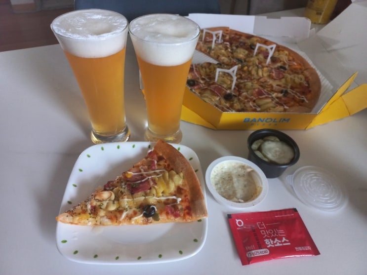 김포피자 찐맛집 반올림 피자