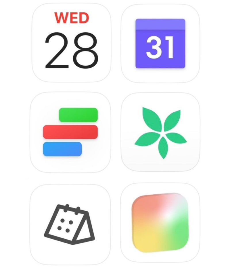 아이폰 캘린더 어플 추천 - 기본 캘린더 / 네이버캘린더 / TimeBlocks / TimeTree / minical / photowidget