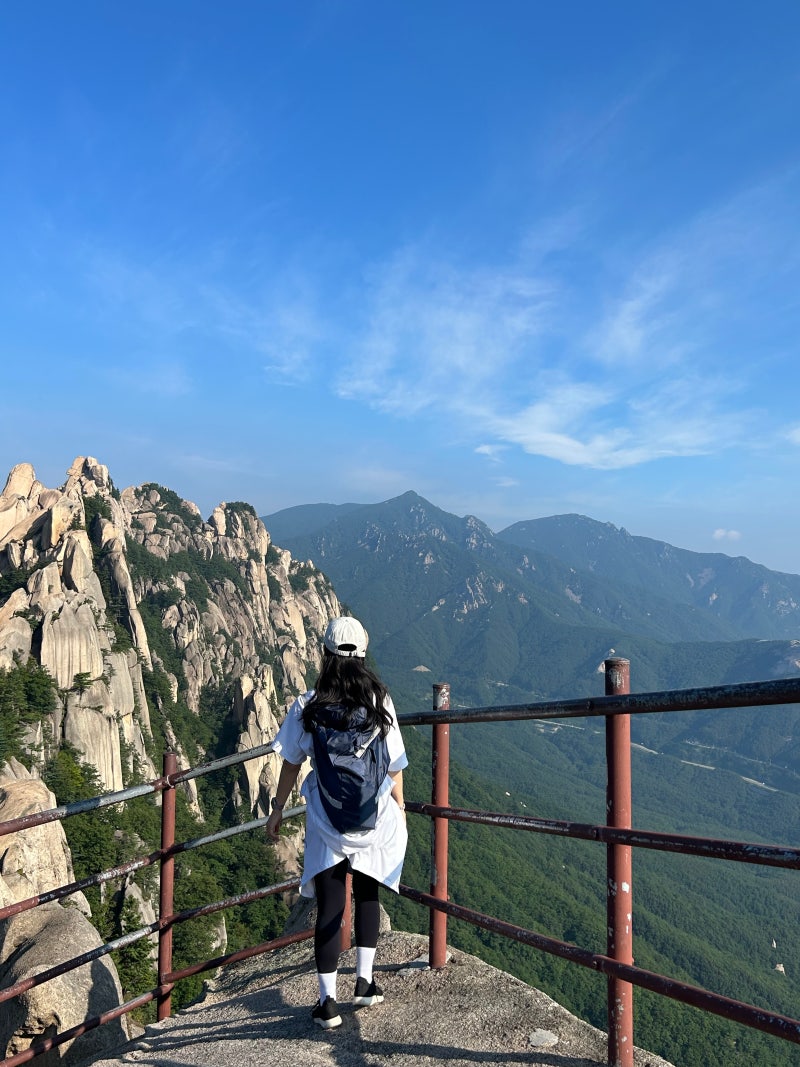 속초 설악산 뷰 최고의 울산바위 코스 등산 (왕복 4시간, 신흥사~흔들바위~울산바위) / 소요시....