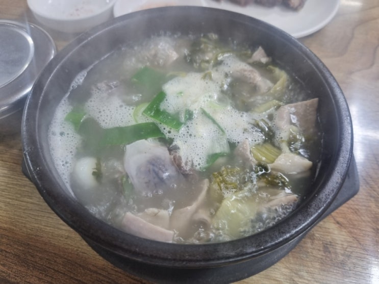 둔산동 24시간 영업 해장 맛집 설천순대국밥