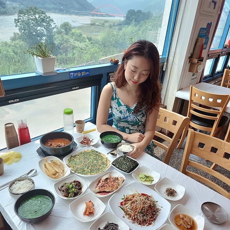 하동재첩국 황금재첩식당 은어튀김도 먹어봤네