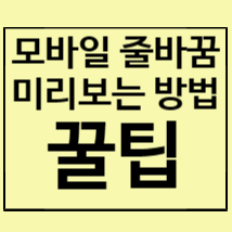 PC버전 블로그 포스팅 시 모바일 화면 미리보기