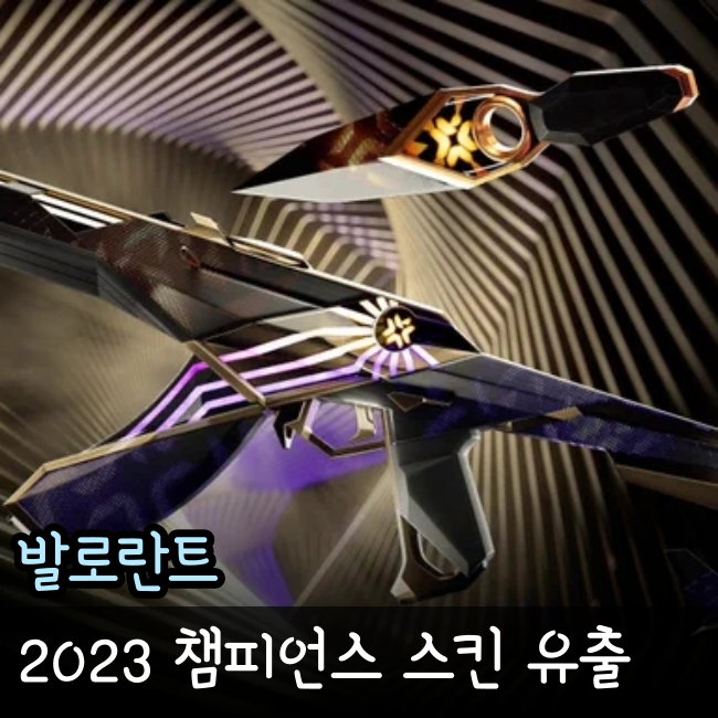 2023 발로란트 챔피언스 밴달 공개